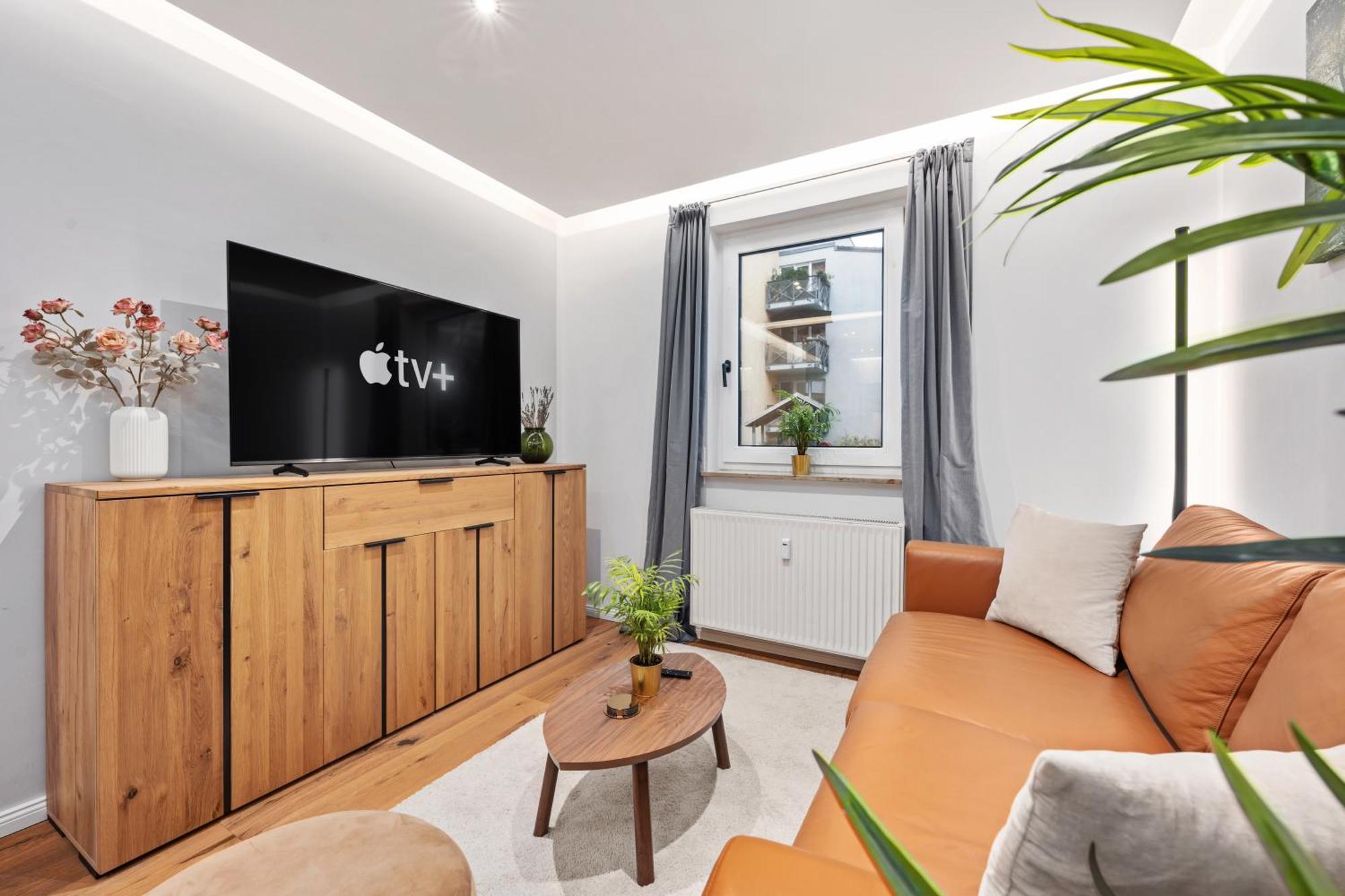 Edler Wohnraum Noble Stadtoase Mit Boxspringbett, Kaffeevollautomat, Lift & Parkplatz เคมนิตซ์ ภายนอก รูปภาพ